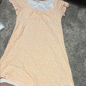 Floral Peach Nightgown